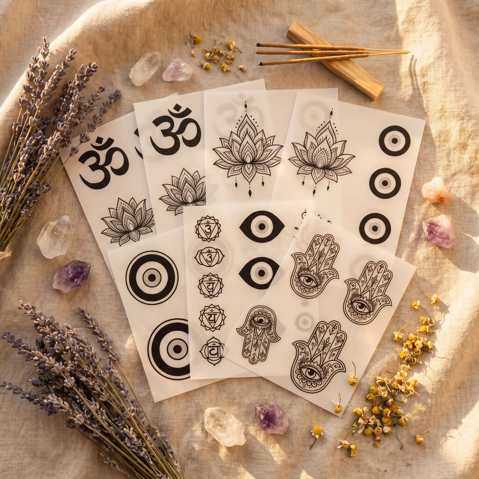 Spiritual tattoo collection